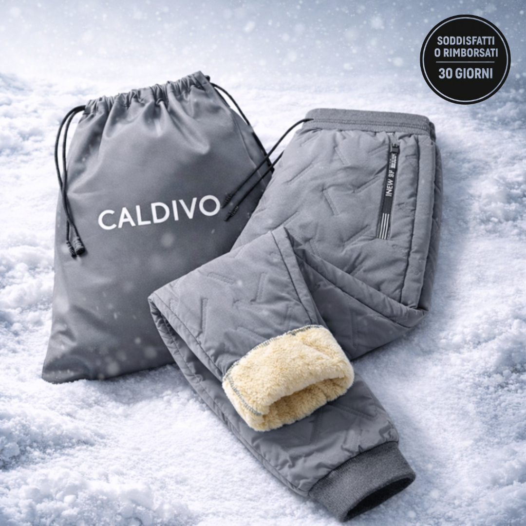 Pantalone termico foderato in pile